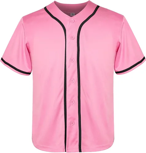 Miniatura 54 de Phoneutrix Camiseta de béisbol en blanco para jóvenes, camisetas de manga corta para niños, uniformes deportivos
