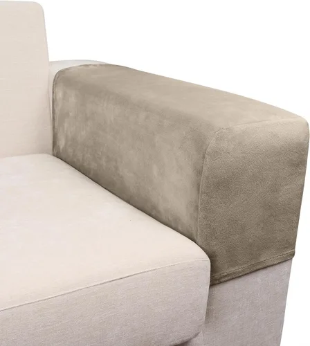 Miniatura 25 de Funda para Sofá de Terciopelo Elástico Funda de Cojín de Sofá 1 Pieza - Funda Deslizable Elástica Lavable para Asiento o Respaldo, Fundas de Asiento