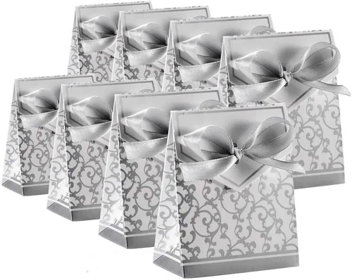 Miniatura 4 de KUPOO 50 cajas pequeñas de regalo de mariposa amarilla, caja de dulces para baby shower, cajas de regalo de mariposa pequeñas, regalos de fiesta