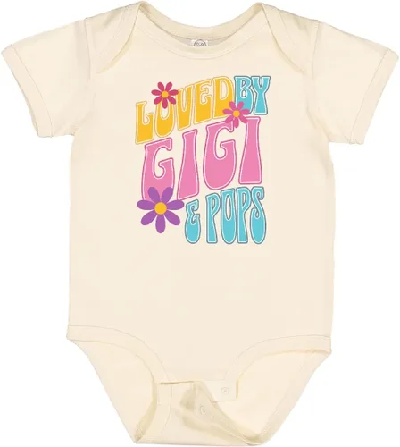Miniatura 9 de inktastic Gigi and Pops Love Me - Body de bebé para nieta