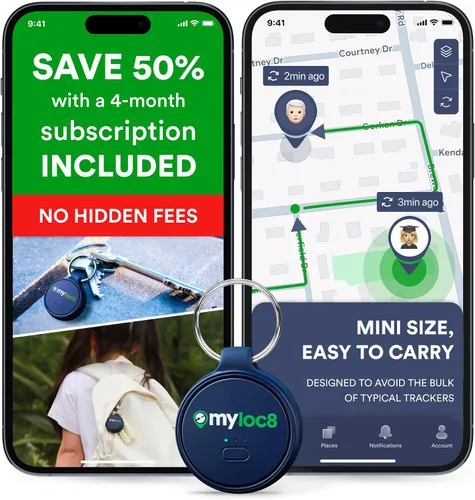 Miniatura 12 de Rastreador GPS para niños con botón SOS - Dispositivo de seguimiento en tiempo real para niños, mochila, llaves, alertas inteligentes, etiqueta