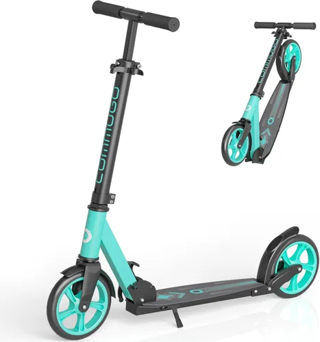 Miniatura 8 de Patinete para niños de 5 a 12 años, adolescentes, patinete plegable ligero para adultos con ruedas de 8 pulgadas, carga máxima 240 LBS, regalo