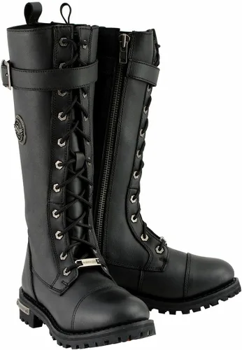 Miniatura 10 de Milwaukee Leather Botas de Motociclista de Cuero para Mujer de Rodilla a Altura de la Pierna Colección Premium MBL