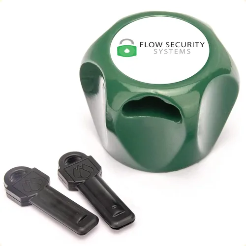Miniatura 9 de The Flow Security Systems Faucet Lock II Llave magnética Previene el robo de agua, asegura los grifos al aire libre, promueve la conservación