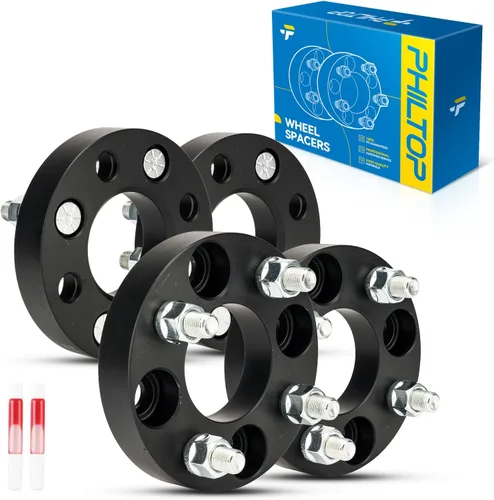 Miniatura 51 de PHILTOP Espaciador de rueda de 4 x 4 de 2 pulgadas, espaciadores de rueda centrados en las lengüetas para Polaris Trail Boss 330 2003-2013, Trail