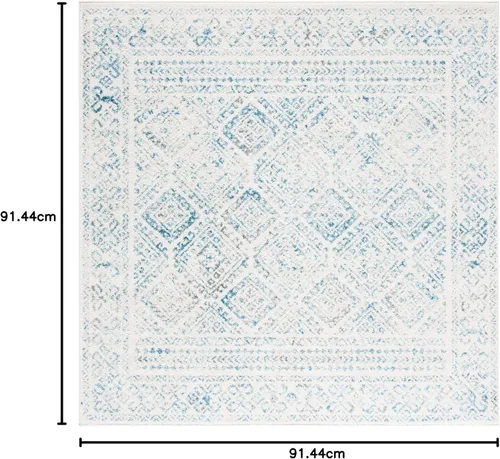 Miniatura 85 de Safavieh - Alfombra decorativa de la colección Tulum, modelo TUL264F, estilo marroquí, bohemio y desgastado, no suelta pelusa, para sala, vestíbulo