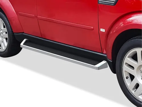 Miniatura 9 de APS Estribos de acero inoxidable 304 pulido de 5 pulgadas, barras Nerf para estribos laterales compatibles con Dodge Nitro 2007-2012 Acero