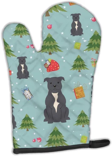 Miniatura 49 de Caroline's Treasures BB2732OVMT Dog House Collection Border Collie - Guante de horno grueso resistente al calor para sartenes calientes y horno
