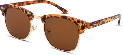 Miniatura 24 de Pro Acme Gafas de sol polarizadas semi sin montura con protección UV 400 para mujeres y hombres