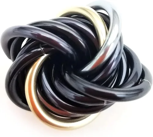 Miniatura 11 de Möbii Fidget Ball (MultiColor): Herramienta de alivio del estrés, ansiedad y estimulación para ADHD, silenciosa, ideal para el hogar, viajes, Rosa