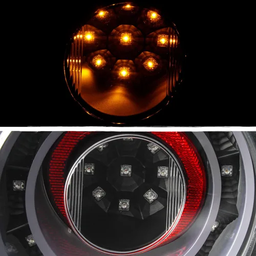 Miniatura 7 de AKKON - Compatible con 2009-2017 GTR GT-R R35 Sport Coupé 2 puertas LED negras luces traseras conductor+pasajero con freno de estacionamiento