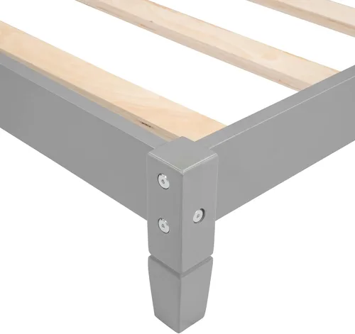 Miniatura 4 de Harper & Bright Designs Marco de sofá cama individual, plataforma de tamaño individual con soporte de listones, sofá cama individual de madera