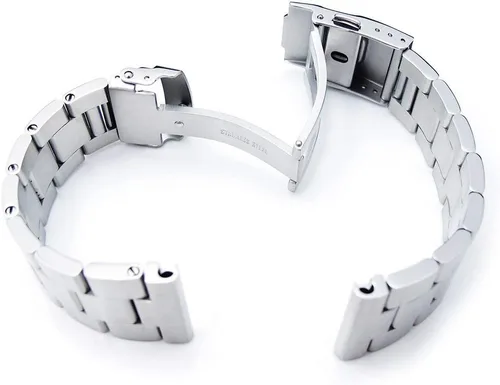 Miniatura 5 de MiLTAT - Correa de reloj de acero inoxidable de 0.866 in (0.866 in), Classic