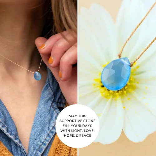 Miniatura 14 de SoulKu Luxe Inspirational Necklace, Empowerment Jewelry, Handcrafted Necklace For Women, Gift For Mom, 2" Extender With Lobster Clasp, 16" Nylon Cord