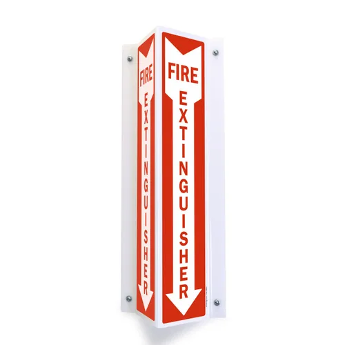 Miniatura 13 de SmartSign Letrero de proyección en forma de V de dos caras con flecha hacia abajo, 18 x 4 pulgadas, 120 mil de grosor acrílico pulido que brilla