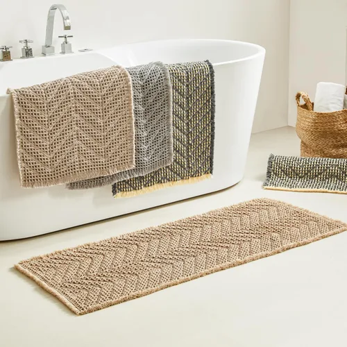 Miniatura 8 de BULULOM Alfombras de Baño Boho, Alfombra de Baño Waffle Mejorada, Alfombras de Baño Súper Absorbentes Antideslizantes, Alfombras Lavables a Máquina