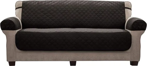 Miniatura 11 de Zenna Home Funda reversible para muebles, funda para sofá, marrón