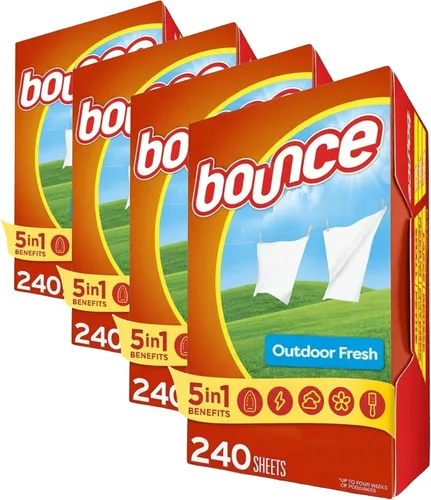 Miniatura 9 de Bounce - Hojas suavizantes de ropa con aroma fresco al aire libre, 240