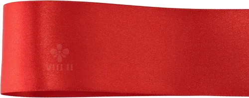 Miniatura 7 de MEEDEE Cinta de satén roja de 2 pulgadas, cinta roja Lux de doble cara por 25 yardas, cintas de satén de seda para envolver regalos, manualidades