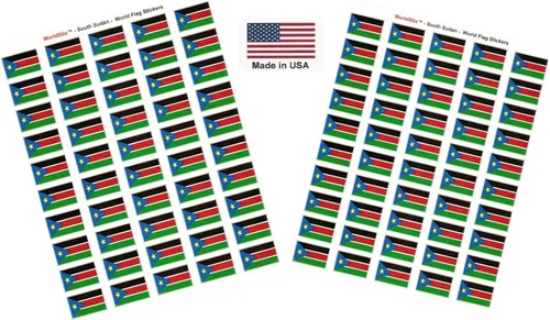 Miniatura 114 de 100 calcomanías de la bandera de Alaska; 1.5" x 1" hechas en Estados Unidos, calcomanías autoadhesivas de la bandera del estado para álbumes