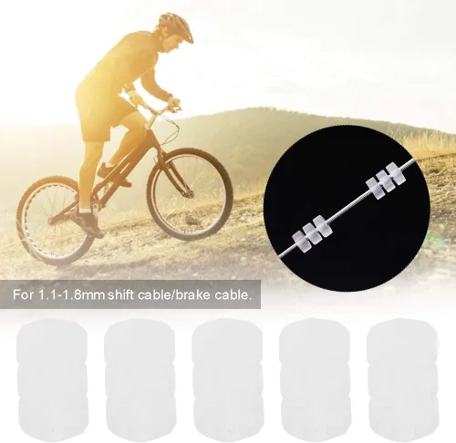 Miniatura 6 de Keenso 60 piezas de freno de bicicleta carretera montaña anti-arañazos cable de freno donut vivienda