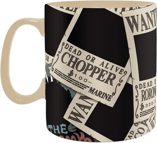 Miniatura 6 de ABYSTYLE Taza One Piece Wanted Heat Change de 16 onzas líquidas Anime Manga Drinkware Home & Kitchen Merch Gift (ABYPCK203_US)