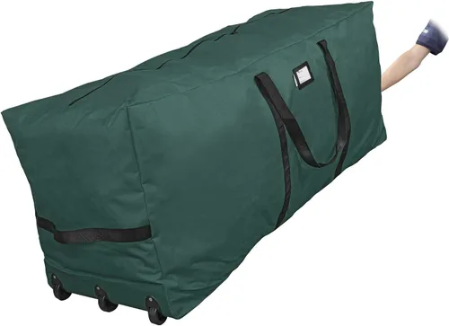Miniatura 9 de Bolsa de almacenamiento para árbol de Navidad de Primode, se adapta a árboles de hasta 9 pies de altura, 28" x 16" x 60", contenedor extragrande