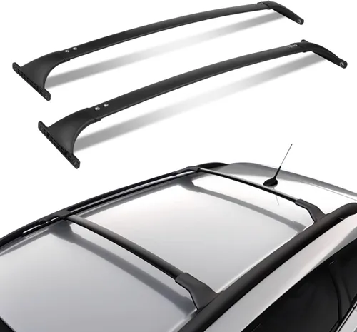 Miniatura 8 de DNA MOTORING PT-ZTL-8072 - Par de barras transversales de aluminio para techo de automóvil, compatibles con Nissan Murano 15-18, color negro