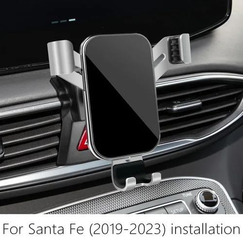 Miniatura 2 de Soporte de teléfono de coche para Hyundai Santa Fe 2019 2020 2021 2022 2023 y Santa Fe Hybrid 2021-2023 Accesorios para interiores de automóvil