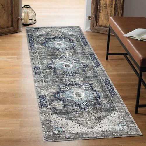 Miniatura 64 de Keen Home Design Alfombra de entrada de 2 x 3 pies, lavable a máquina con parte trasera antideslizante, ideal para entrada, cocina, baño, Multi