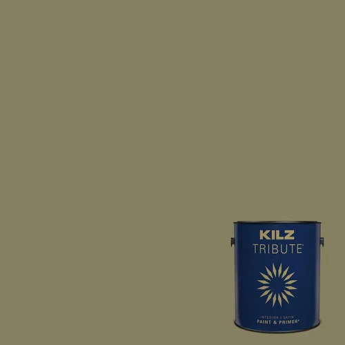 Miniatura 91 de KILZ TRIBUTE Pintura e imprimación en uno, para interiores, semibrillante, Almost Sage, 1 galón