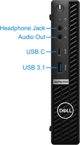 Miniatura 2 de Dell OptiPlex 5090 Micro escritorio, Intel i7-11700- 32 GB de RAM, SSD NVMe de 2 TB, AC Wi-Fi, BT, USB tipo C, DisplayPort, HDMI, VGA, Windows 11 Pro