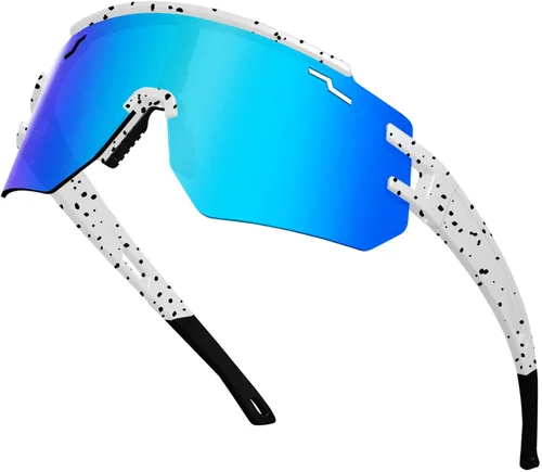 Miniatura 11 de AVV Gafas de sol polarizadas UV400 para ciclismo, béisbol, resistentes al viento, antivaho para deportes al aire libre, marco ligero para hombres