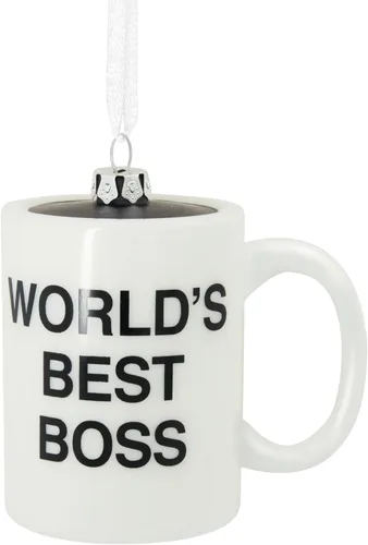 Miniatura 8 de Hallmark The Office World's Best Boss Adorno Navideño de Taza de Café (0002HCM9116)