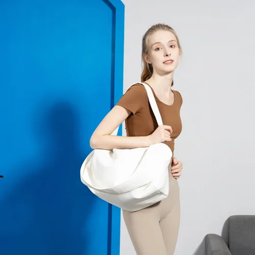 Miniatura 3 de Bolso de mano grande para mujer, estilo casual, con asa superior, bolso de hombro de cuero vegano, bolso bandolera para mujer
