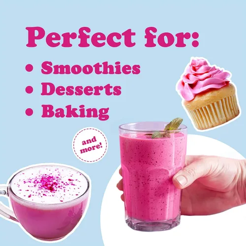Miniatura 7 de Food to Live Polvo de fruta del dragón rojo, 12 onzas – Pitaya liofilizado, superalimento vegano, fruta de dragón deshidratada es rica en vitaminas