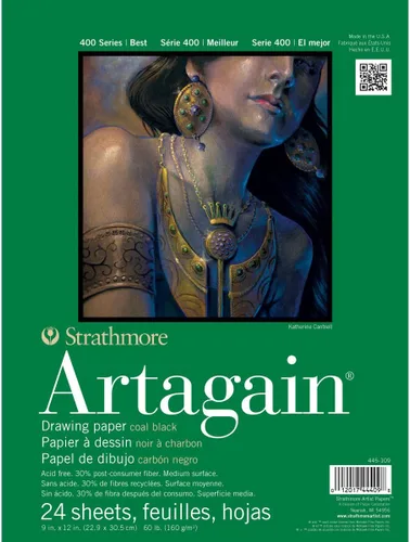 Miniatura 2 de Bloc de 24 hojas surtidas de Strathmore STR-445-9 Artagain, 9 pulgadas x 12 pulgadas. Surtido
