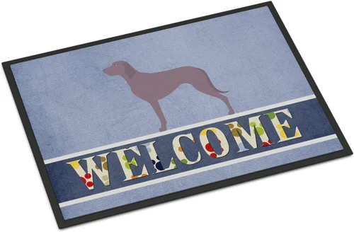 Miniatura 104 de Caroline's Treasures BB8321JMAT - Felpudo de bienvenida Berger Picard de 24 x 36 pulgadas, tapete azul para puerta delantera, para interiores