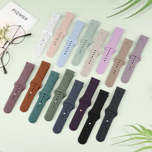 Miniatura 6 de Meliya Veryfit - Correas de reloj inteligente, correas de reloj de 22mm para IDW13 IDW16 IDW19 IDW26 IDW28 Smartwatch, correa de repuesto deportiva