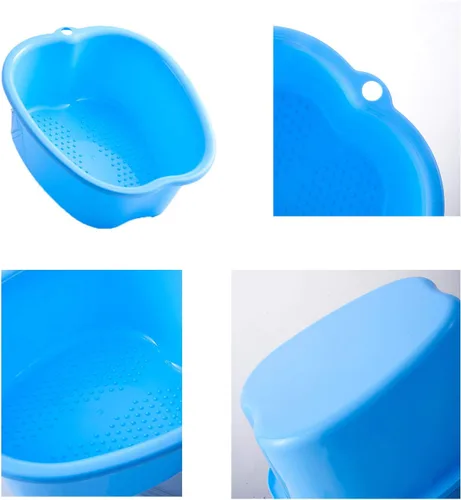 Miniatura 7 de Cuenca de baño de remojo de pies: lavabo de plástico para pies para remojar los pies - bañera de remojo de pies con puntos de masaje - Cubo