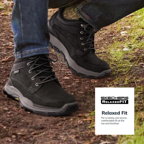 Miniatura 3 de Skechers Respected-Boswell Mid Top - Tenis de cuero con puntera tipo mocasín para hombre