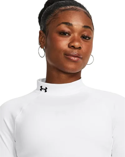 Miniatura 5 de Under Armour ColdGear Authentics - Camiseta de cuello alto falso para mujer