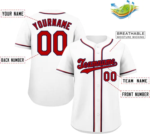 Miniatura 115 de Camisetas deportivas de jersey de béisbol personalizadas, nombre del equipo, número de logotipo, regalo para fanáticos adultos y jóvenes