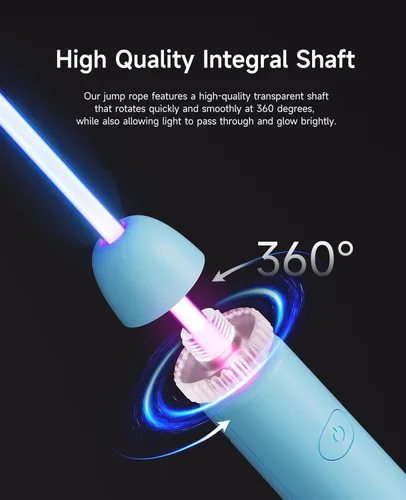 Miniatura 4 de LED Light Up Jump Rope for Kids and Adult, Adjustable Glowing Skipping Rope for Boys and Girls, Colorful Luminous Jumping Rope for Fitness and Azul