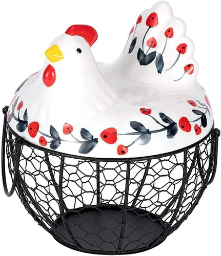Miniatura 9 de Cesta de almacenamiento de huevos de estilo granja/cestas decorativas de almacenamiento de cocina