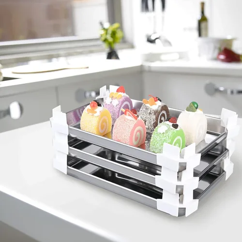 Miniatura 6 de VAIPI Apiladores de bandejas para cosecha, accesorios para secadora de congelación adecuada compatibles con bandejas de cosecha derecha, soporte