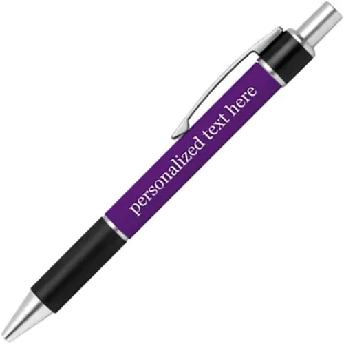 Miniatura 37 de Bolígrafo personalizado – Nombre o mensaje personalizado – Colores o impresiones – Regalo de papelería, suministros para la escuela de negocios