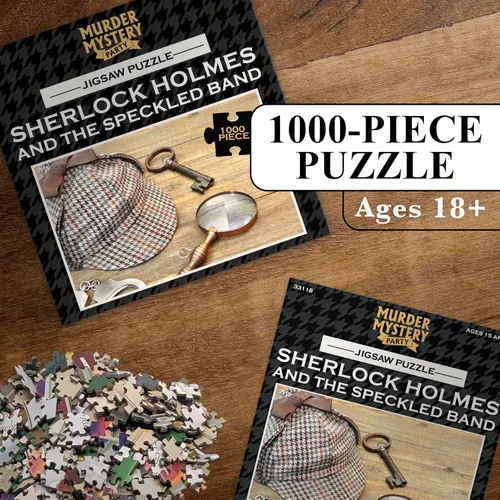 Miniatura 3 de Rompecabezas clásico de misterio Bepuzzled - Sherlock Holmes, 1000
