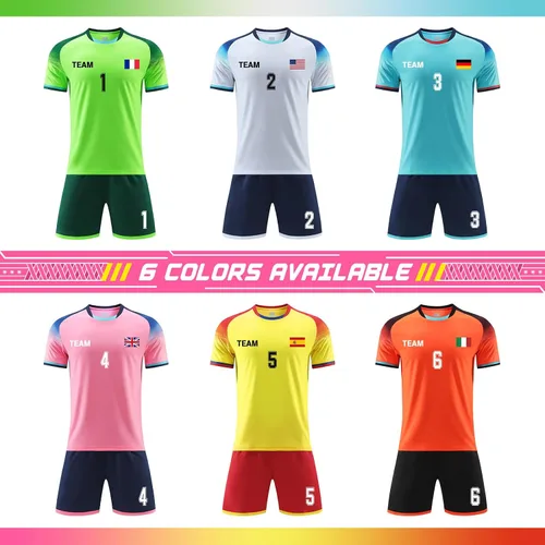 Miniatura 5 de Camisetas de fútbol personalizadas para niños y niñas, uniformes de fútbol personalizados para hombres y mujeres, uniformes de fútbol