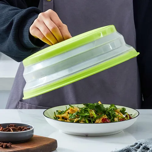 Miniatura 3 de Funda plegable para microondas de EE. UU., con diseño de gancho, funda para microondas multiusos, cubierta plegable para platos de alimentos, sin